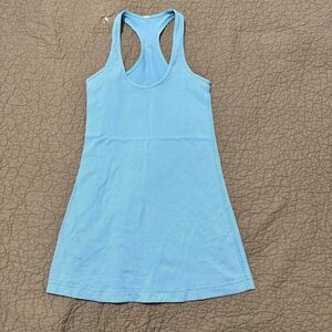 Lululemon tank top  purple and blue pinstripe stripes A722